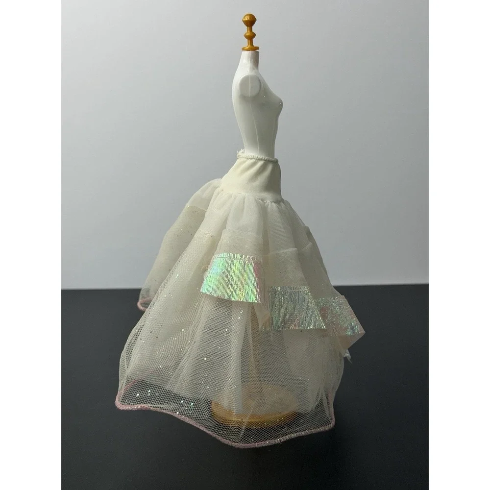 Mattel Barbie 1992 Secret Hearts Fashion Iridescent Skirt Only
